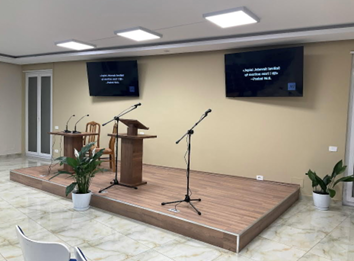 Newly built Kingdom Hall